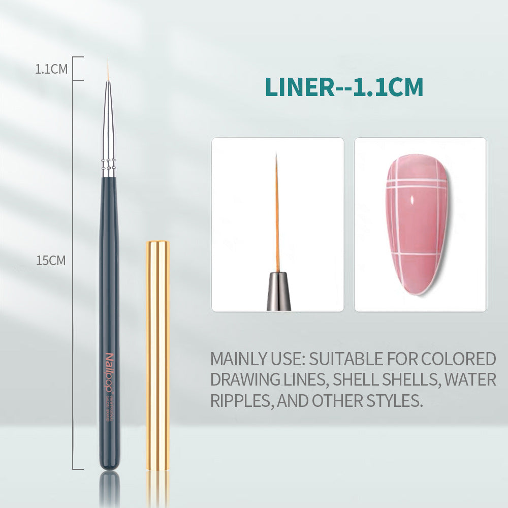 Professional Nail Art Brush Set – Fine Tip Design Pens for Precision Work