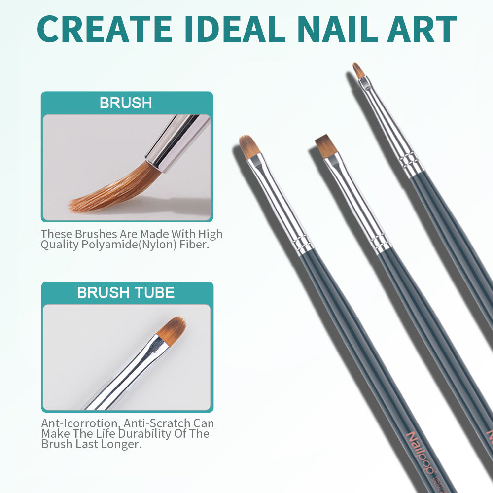 Professional Nail Art Brush Set – Fine Tip Design Pens for Precision Work