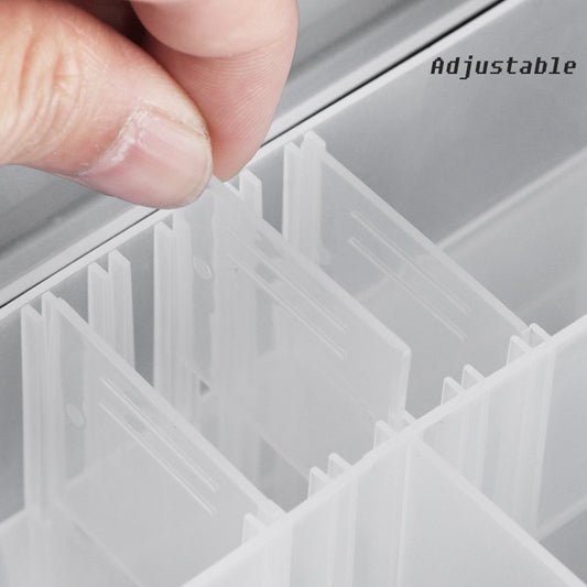 48-Grid Nail Polish Organizer (Neat Storage for Colors & Tools)