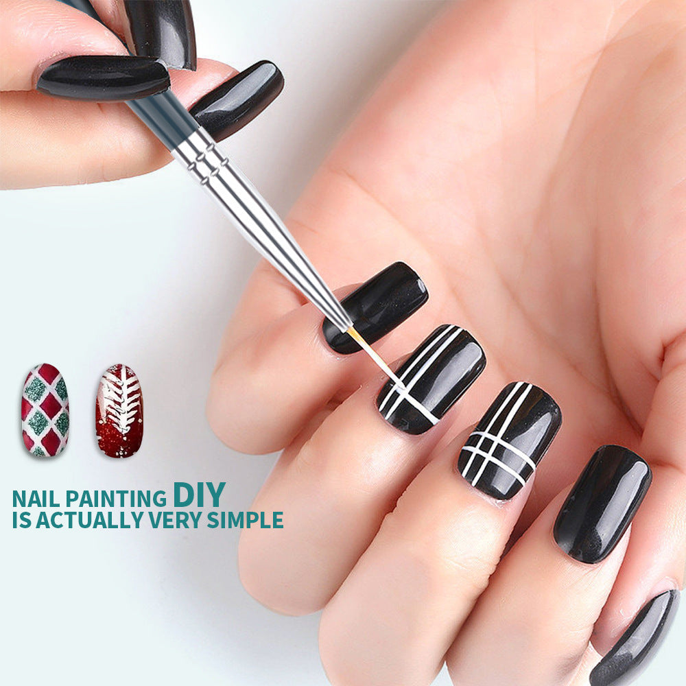 Professional Nail Art Brush Set – Fine Tip Design Pens for Precision Work
