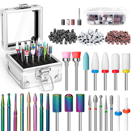 25-Piece Nail Drill Bit Set (Professional Tools for Acrylic & Gel Removal)