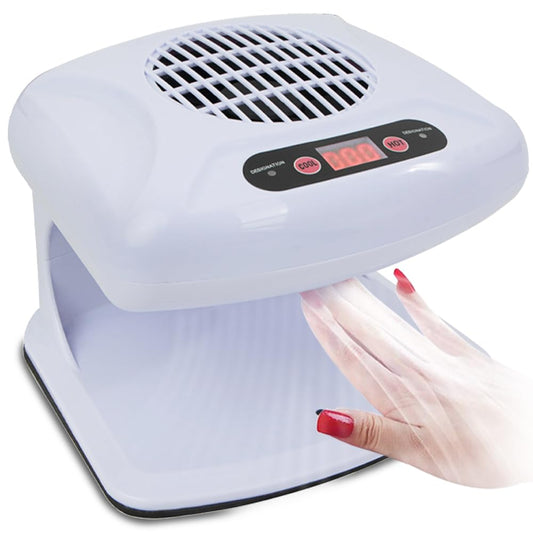 Nail Dryer Fan – Warm & Cool Air for Faster Polish Drying